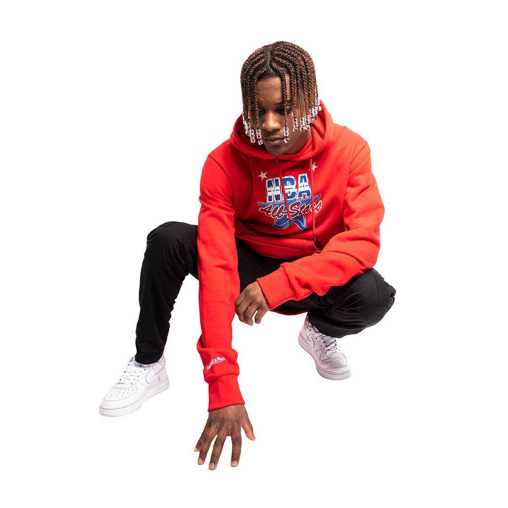 Polerón Hoodie All Stars Game Rojo Mitchell And Ness-3