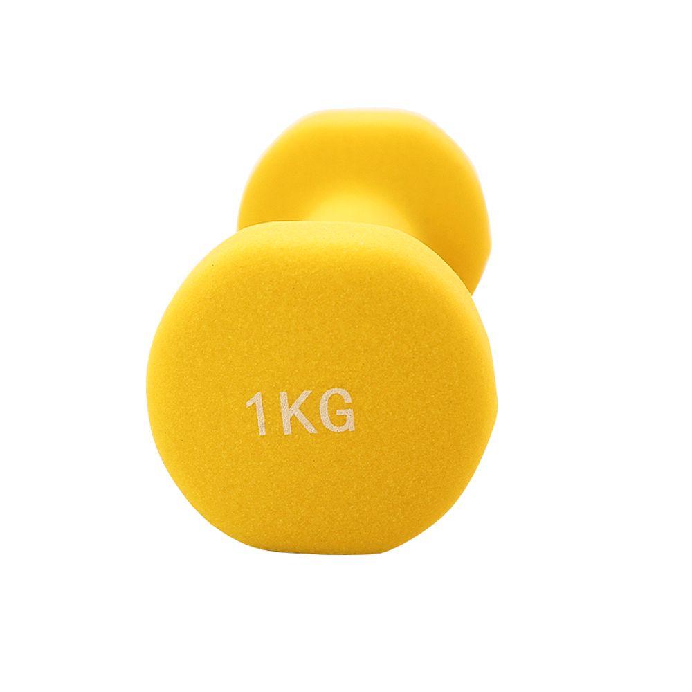 Par mancuerna neopreno jks 2x1kg amarillo-5
