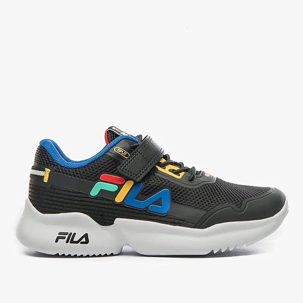 Zapatilla Deportiva Niños Fila Malla Split Vlc Gris-0