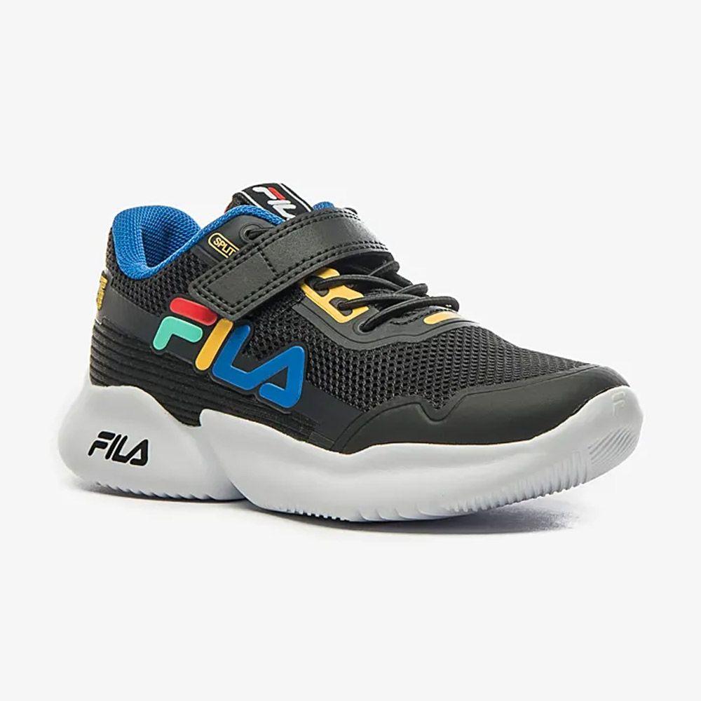 Zapatilla Deportiva Niños Fila Malla Split Vlc Gris-4