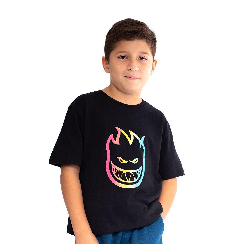 Polera Niño Trippy Swirl Negro Spitfire-8