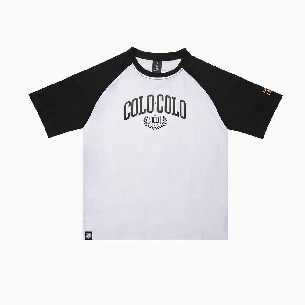 Polera Colo Colo Urbano Centenario Mujer Bi Color-0
