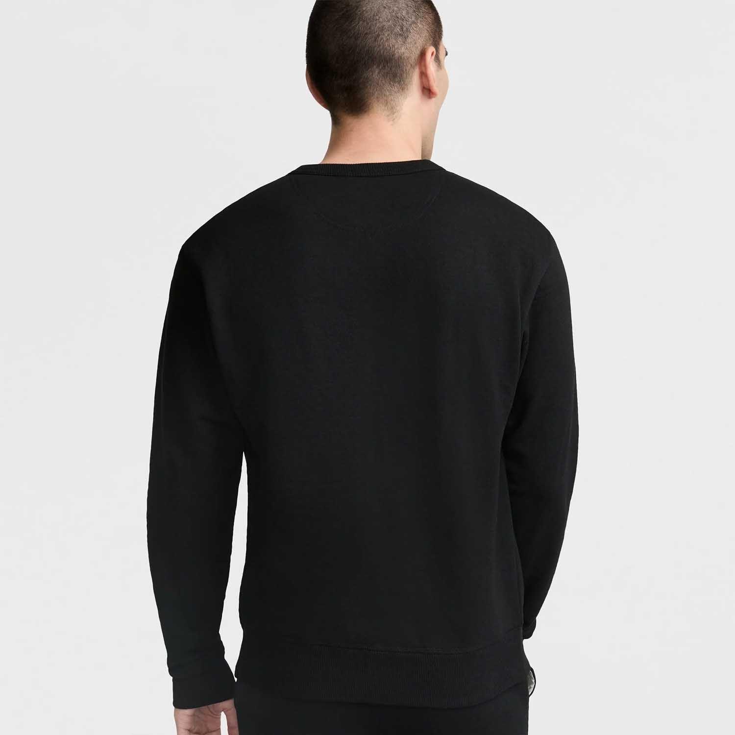 Poleron Hombre Champion Negro Crew-1