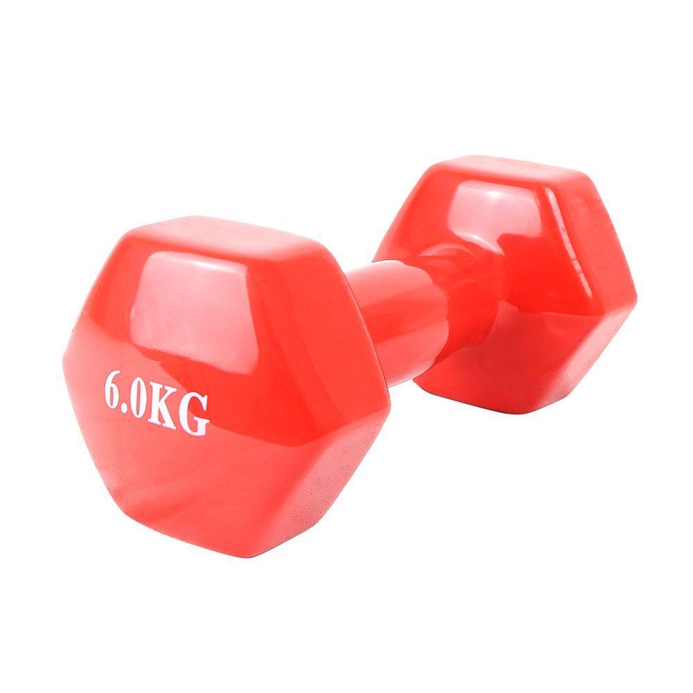 Mancuerna Hexagonal Cubierta Vinilo Jks 6 Kilos Unidad-0