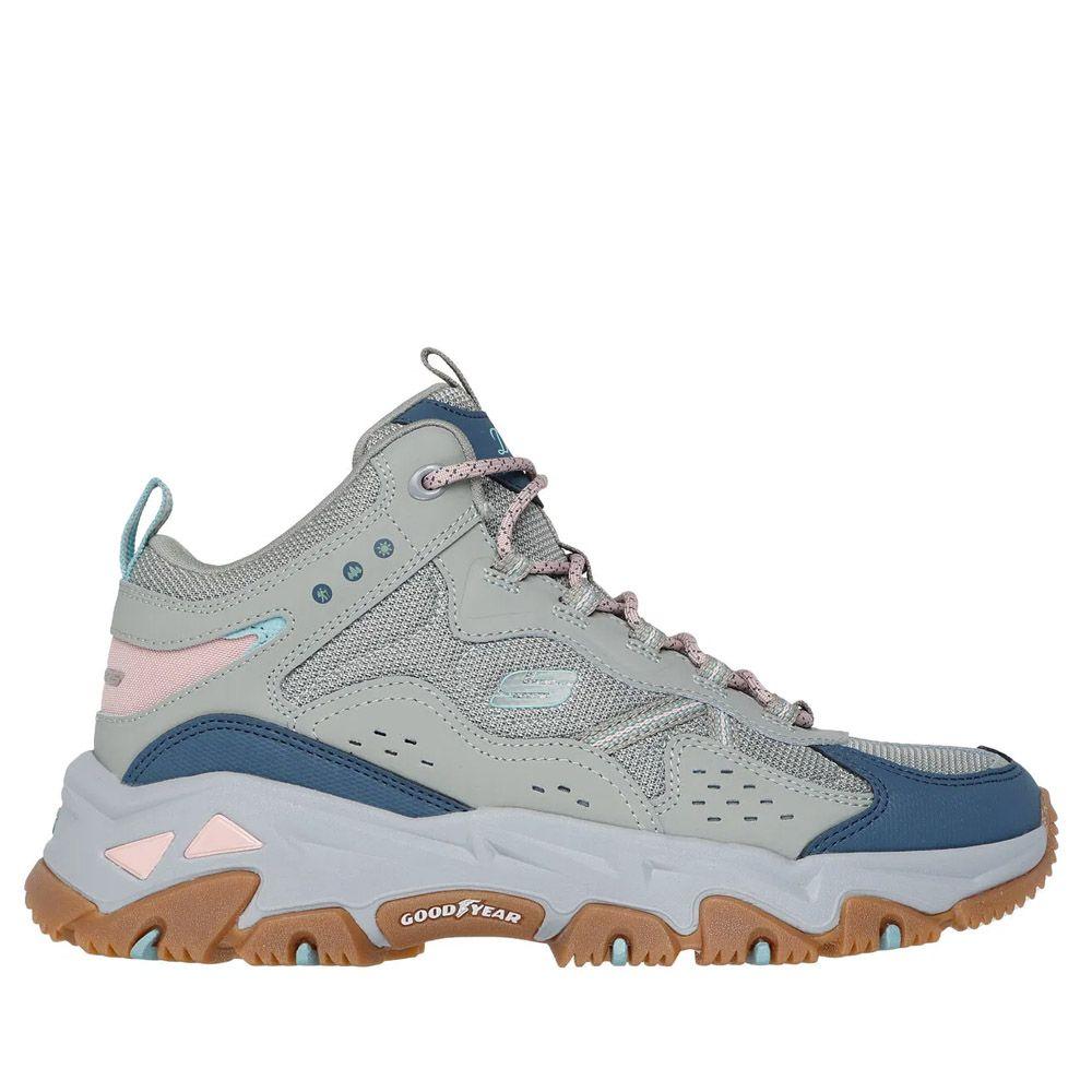 Zapatillas Hiking Skechers Mujer D'Lites Hiker 180133-GRBL-0