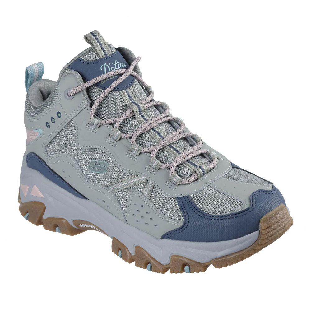 Zapatillas Hiking Skechers Mujer D'Lites Hiker 180133-GRBL-4