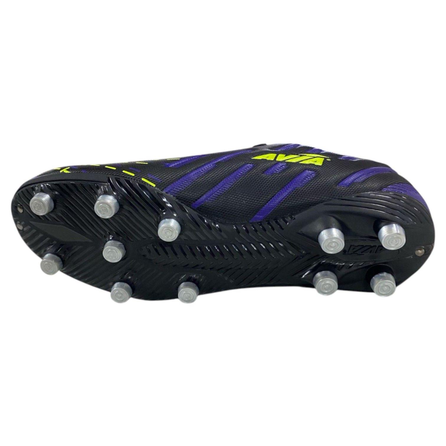 Zapatos de Fútbol AVIA Sun Negro Azul-3