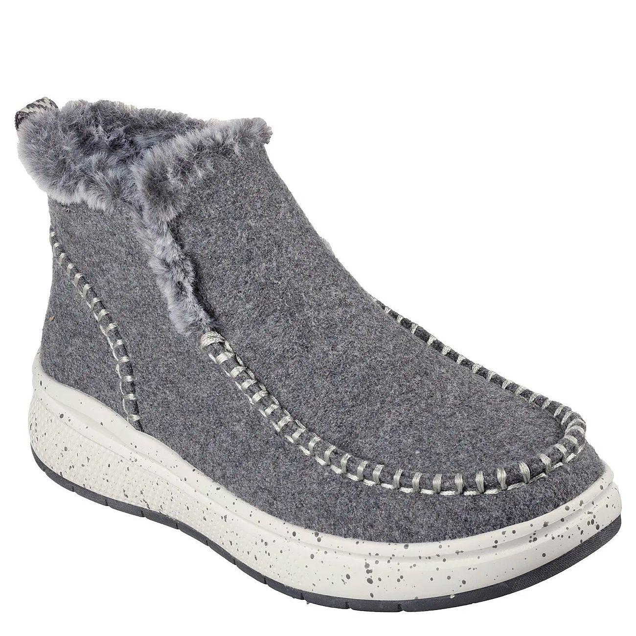 Botas Mujer Skechers Bobs Skipper Wave 114274-GRY-2