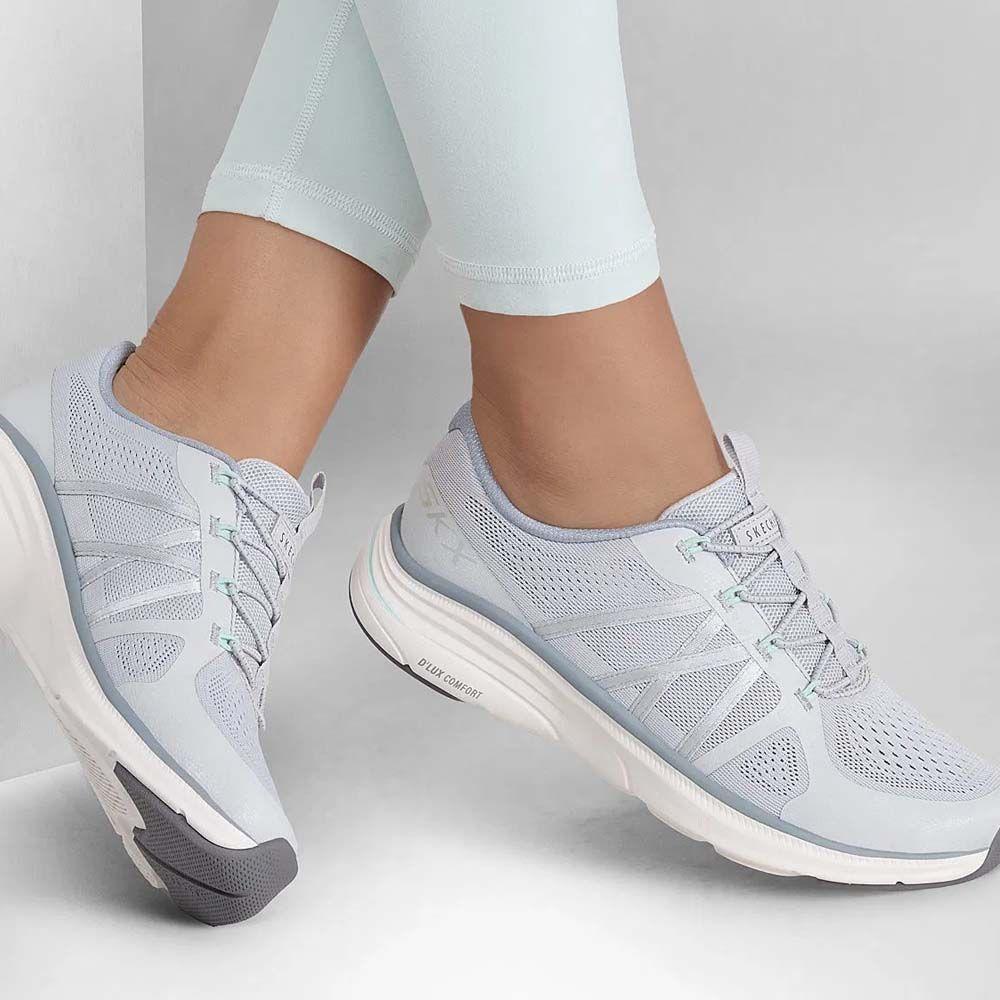 Zapatillas Urbanas Mujer Skechers D'Lux Comfort 2.0 104474-GRY-5