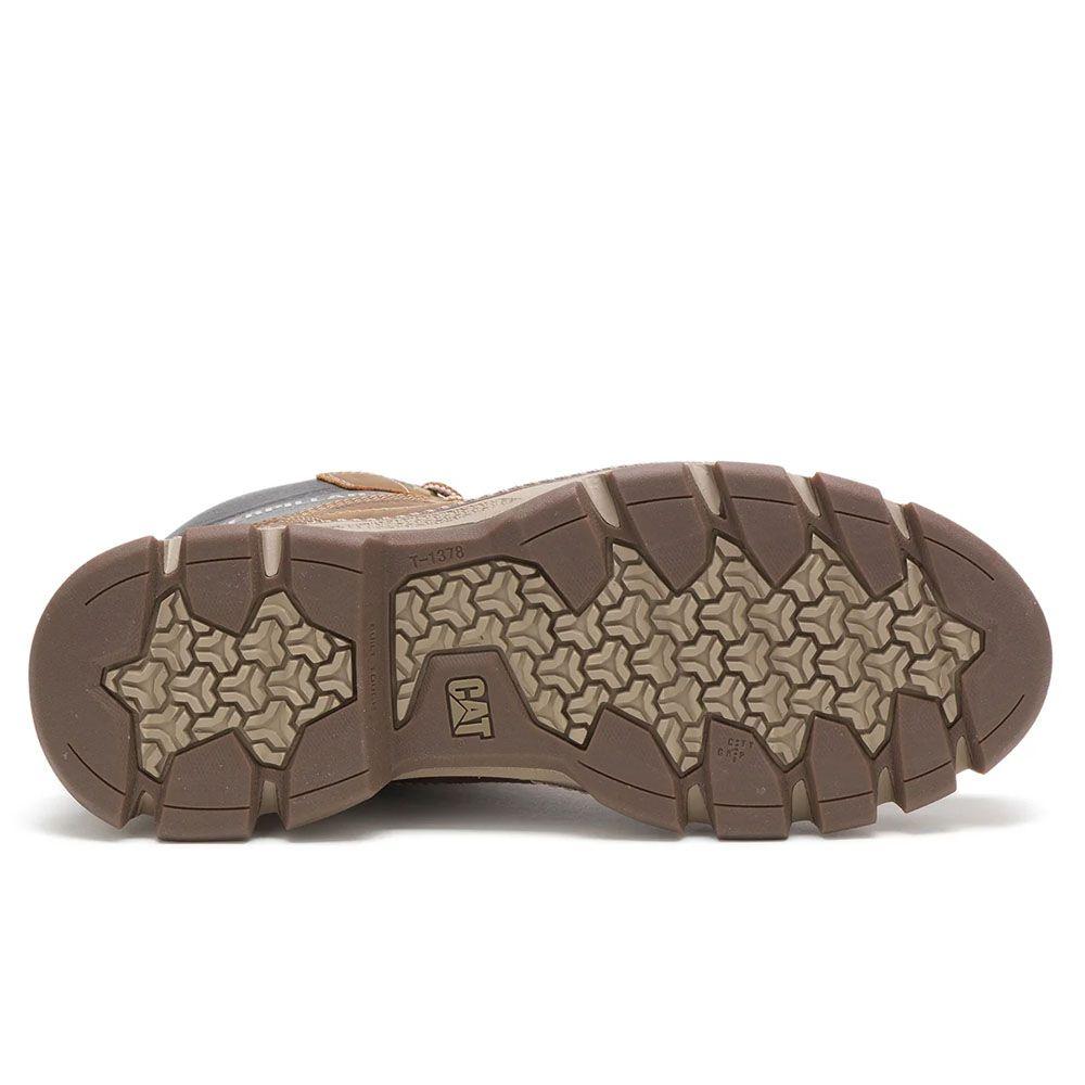 Zapatilla Botín CAT Hombre Waterproof Meridian Brown Sugar-3