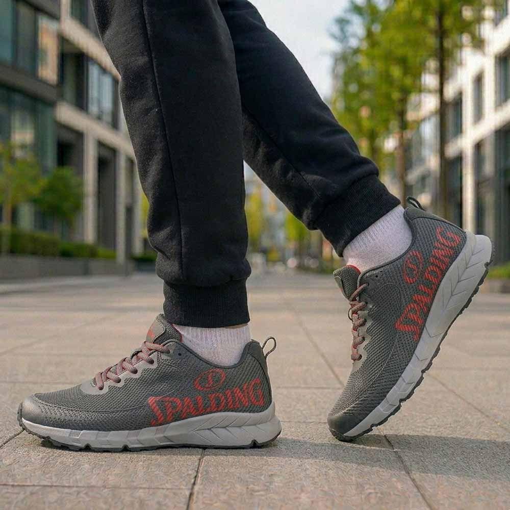 Zapatillas Hombre Waterproof Outdoor Spalding ZMW4344 Gris-4