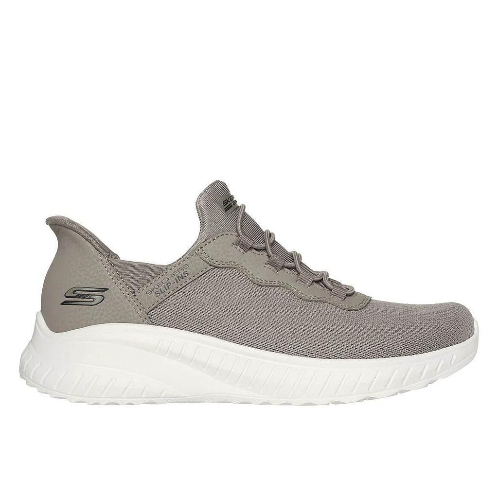 Zapatillas Urbanas Skechers Mujer Bobs Squad Taupe 117500-0