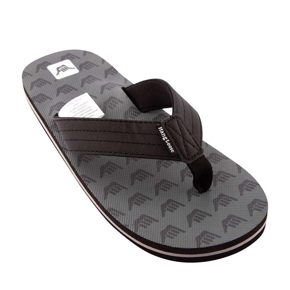 Sandalia Hombre Multi-Icon Gris Hang Loose-1