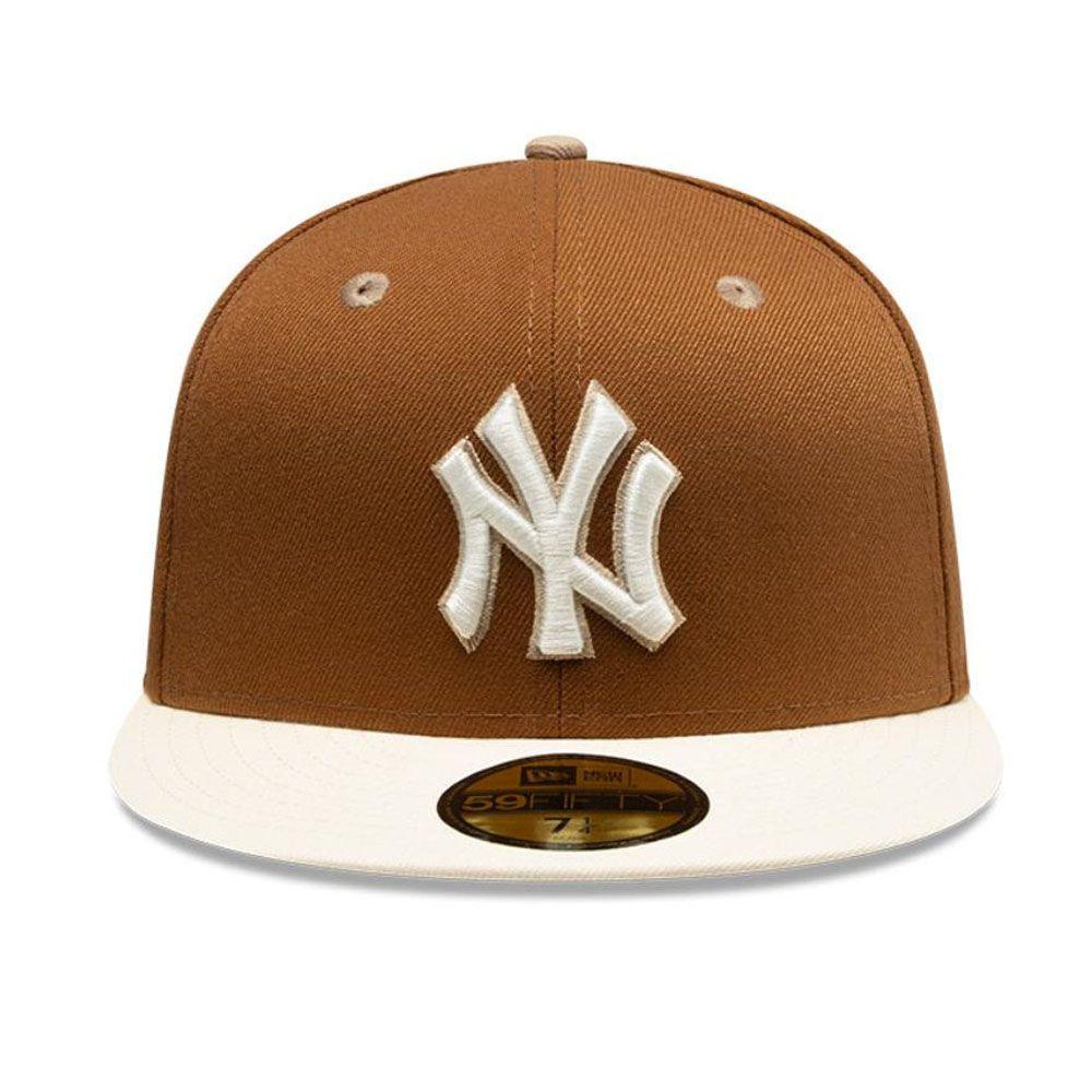 Jockey Gorra New Era 59Fifty New York Yankees MLB Pancakes Marrón-0
