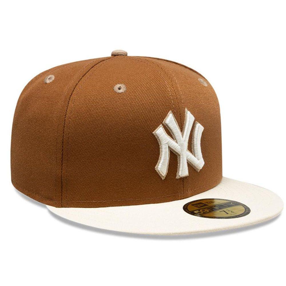 Jockey Gorra New Era 59Fifty New York Yankees MLB Pancakes Marrón-2