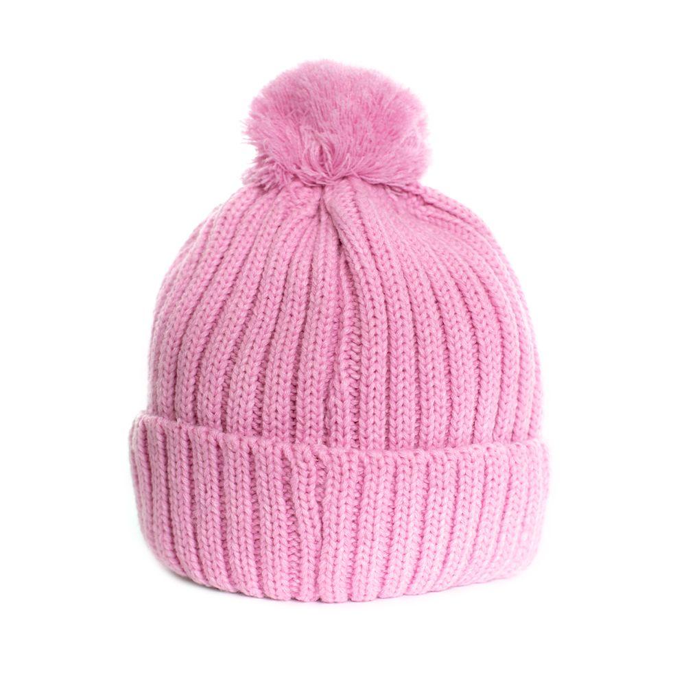 Gorro beanie de lana pompom pink rose Spitfire-3