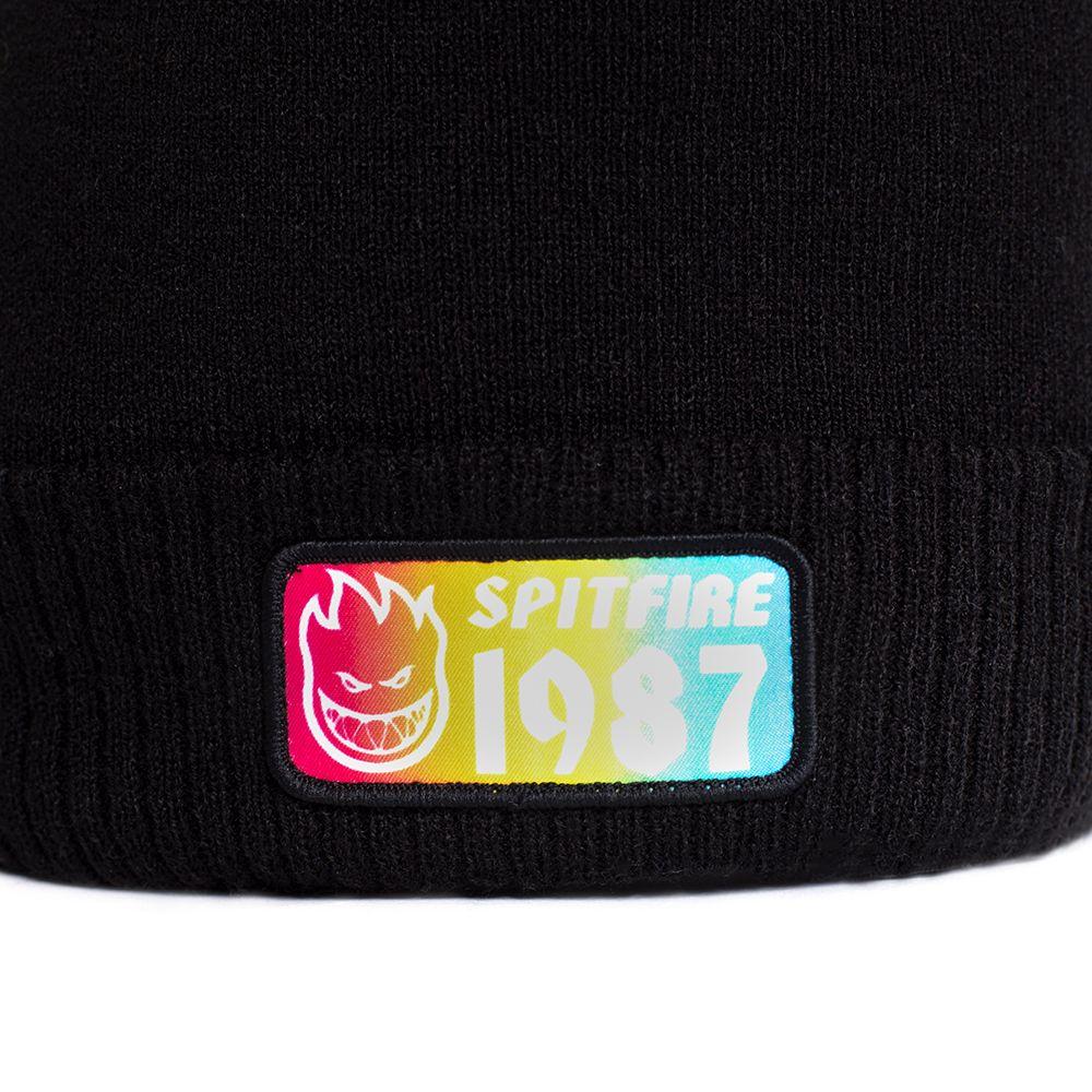 Gorro Beanie Lana Niño Unisex Spitfire Negro-5