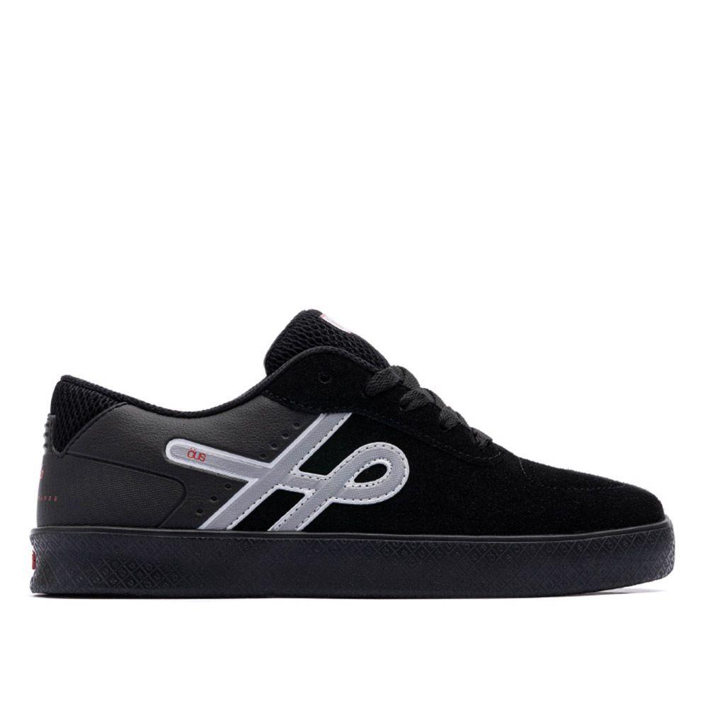 Zapatilla OUS Emergente Preto Cinza Esc Silver Essencial-0