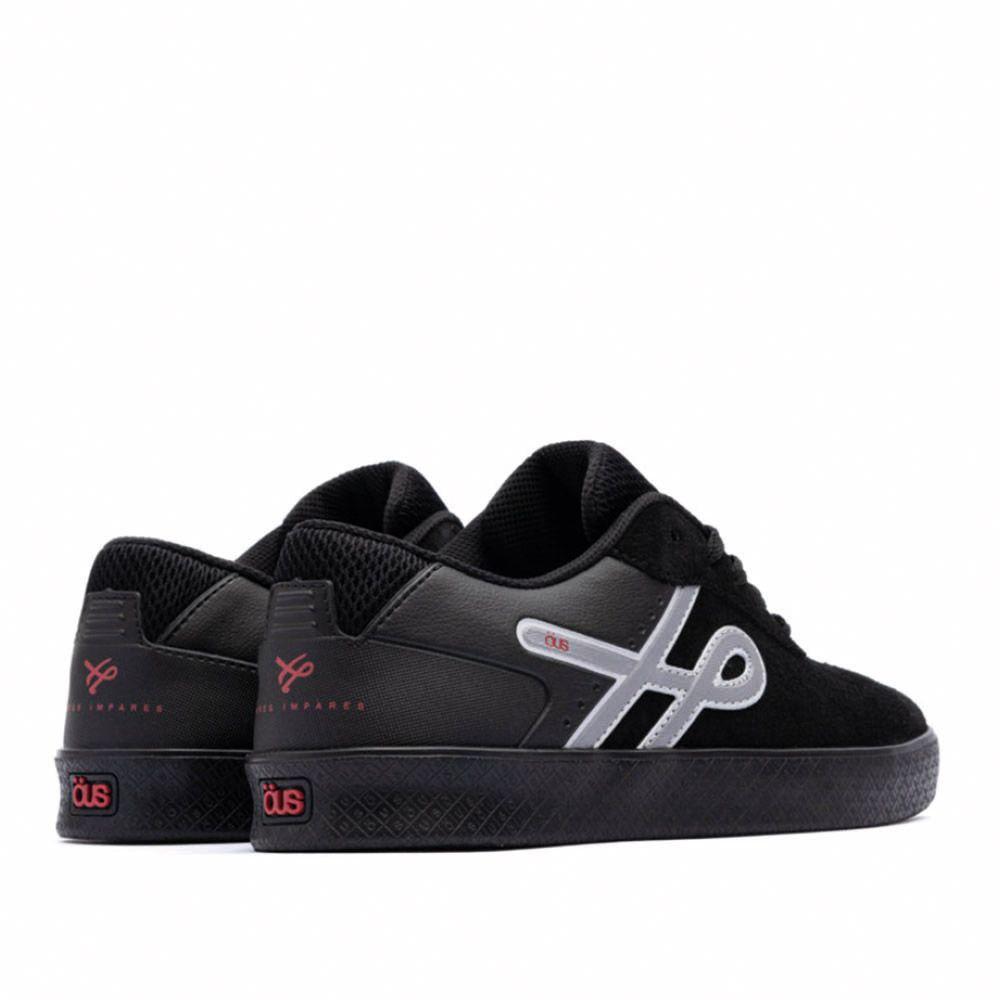 Zapatilla OUS Emergente Preto Cinza Esc Silver Essencial-2