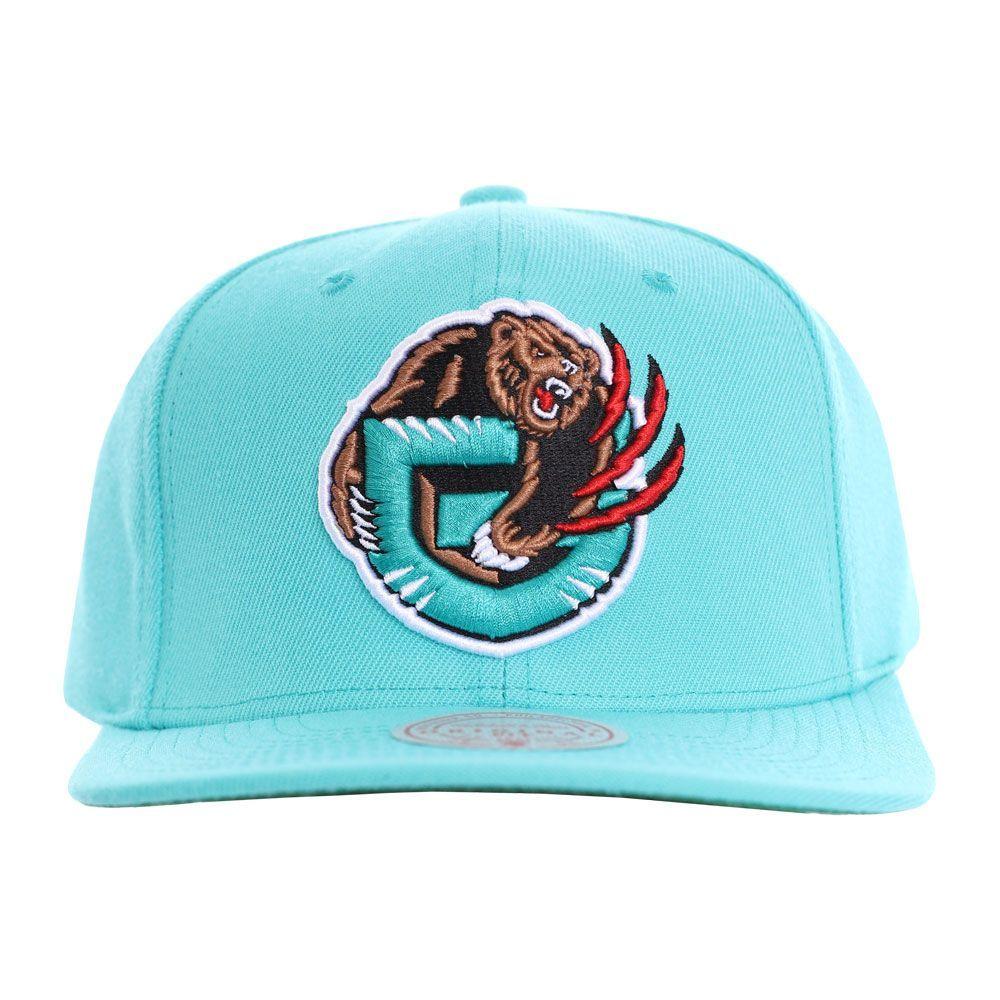 Gorro Snapback Vancouver Grizzlies Visera Plana Turquesa Mitchell and Ness-0
