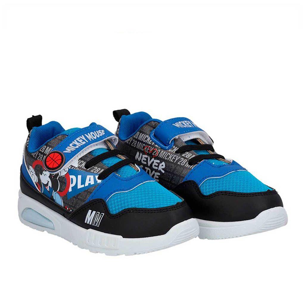 Zapatillas Niño Disney Mickey Mouse Azul Deportivas-4