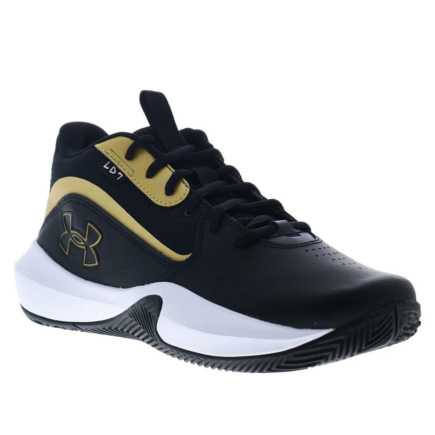 Zapatilla de Basketball Hombre Under Armour Lockdown 7 Gold-2