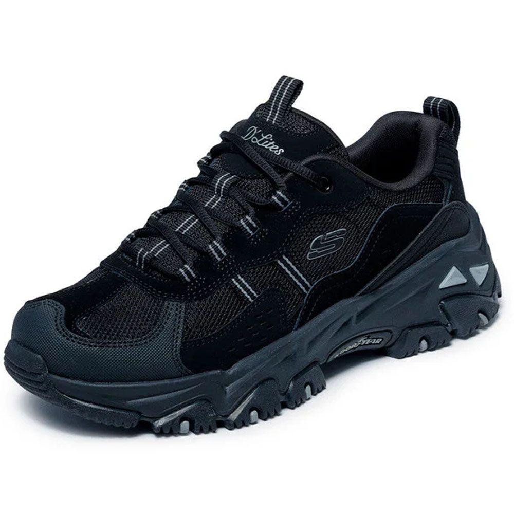 Zapatillas Mujer Skechers D'Lites Hiker Negro 180128-BBK-2