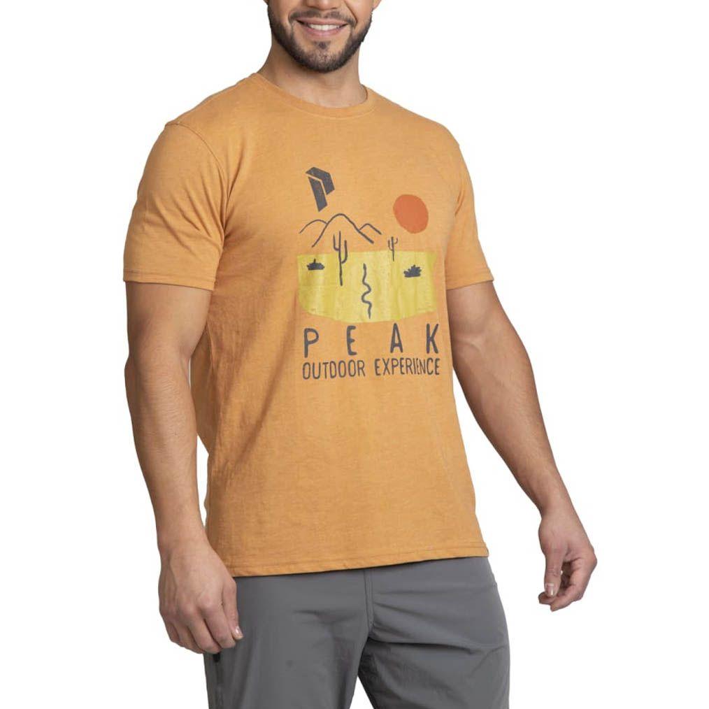 Polera Hombre Peak Performance Lilja Naranjo-0