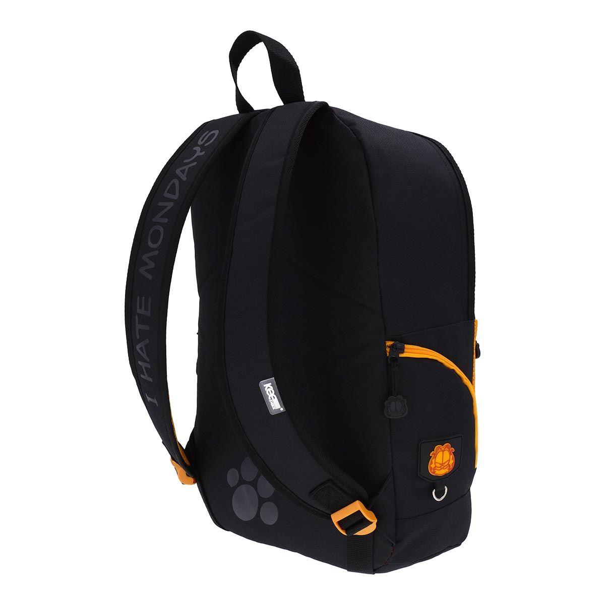 Mochila Garfield Juvenil I Hate Mondays Negro 17L-3