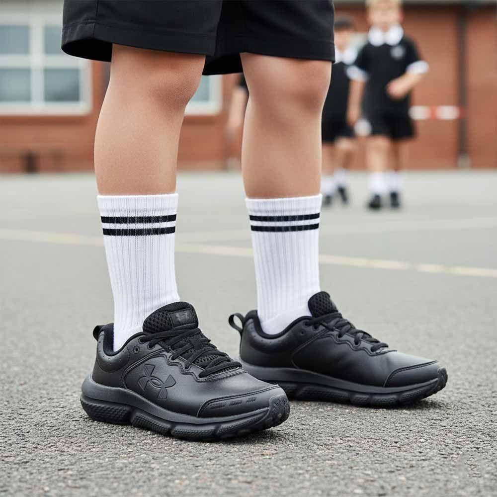 Zapatillas Niños Escolares Under Armour Assert 10 Negro-1