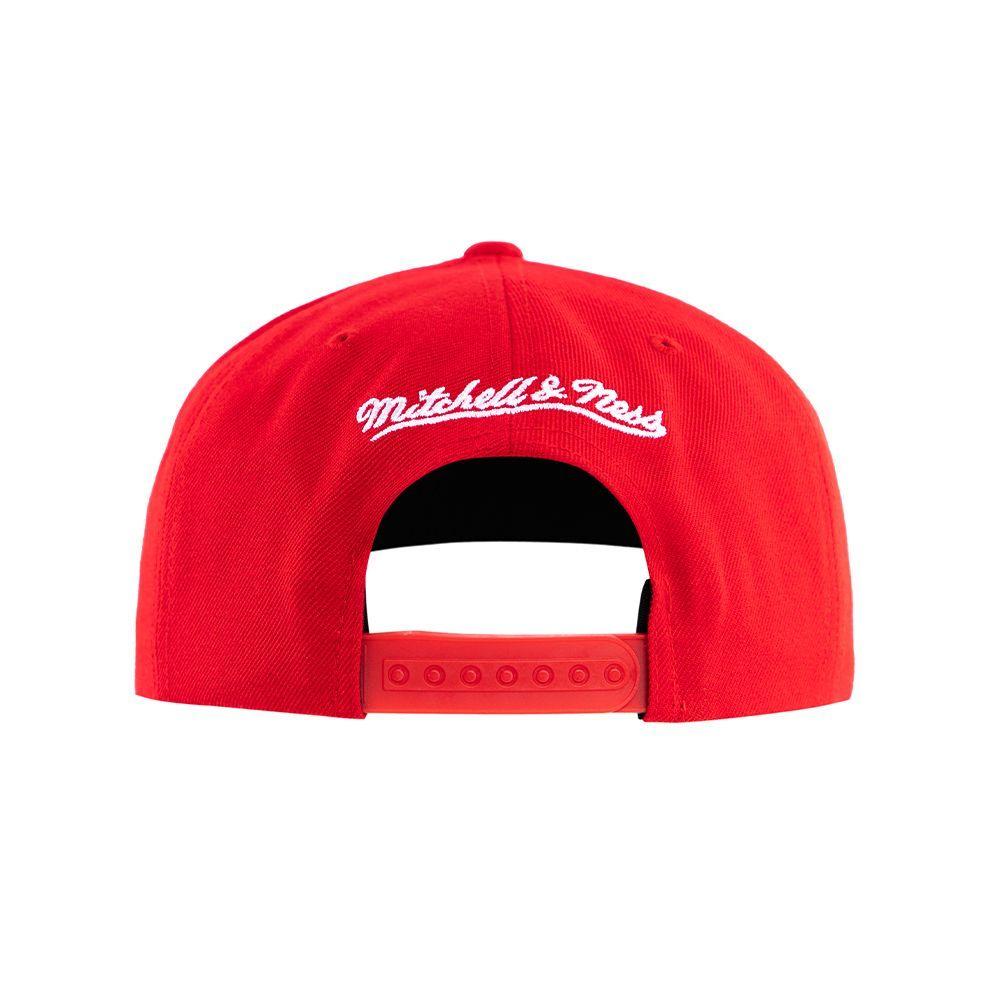 Gorro Chicago Bulls Parche Toro Rojo Mitchell And Ness-2