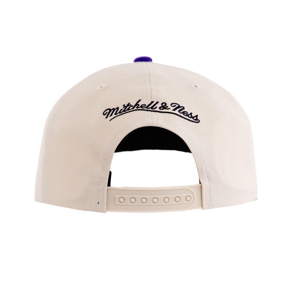 Gorro Angeles Lakers Visera Beige Mitchell and Ness-4