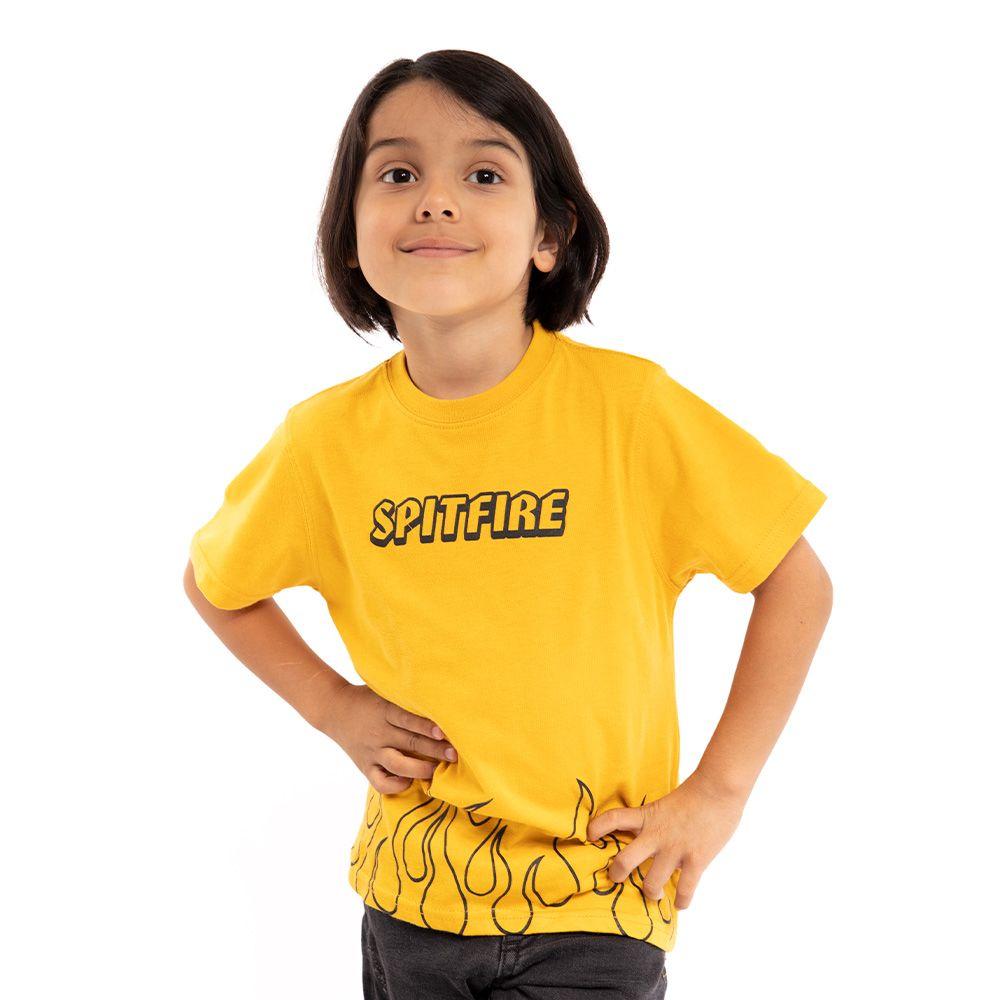 Polera Infantil 360 Flip Amarillo Spitfire-0