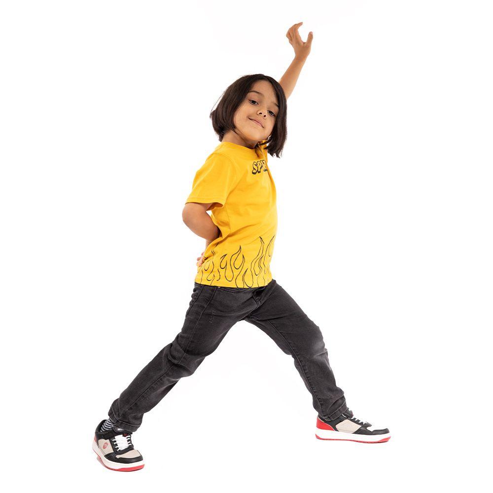 Polera Infantil 360 Flip Amarillo Spitfire-2
