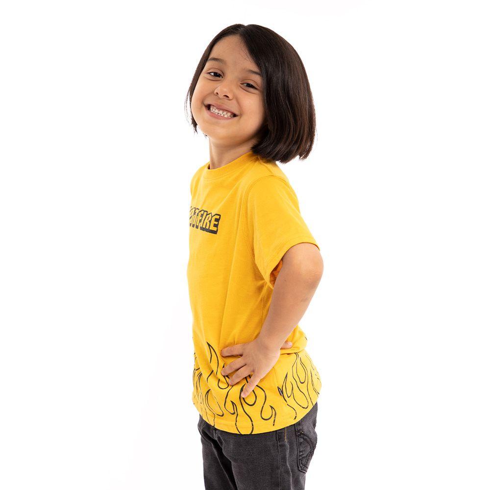 Polera Infantil 360 Flip Amarillo Spitfire-4