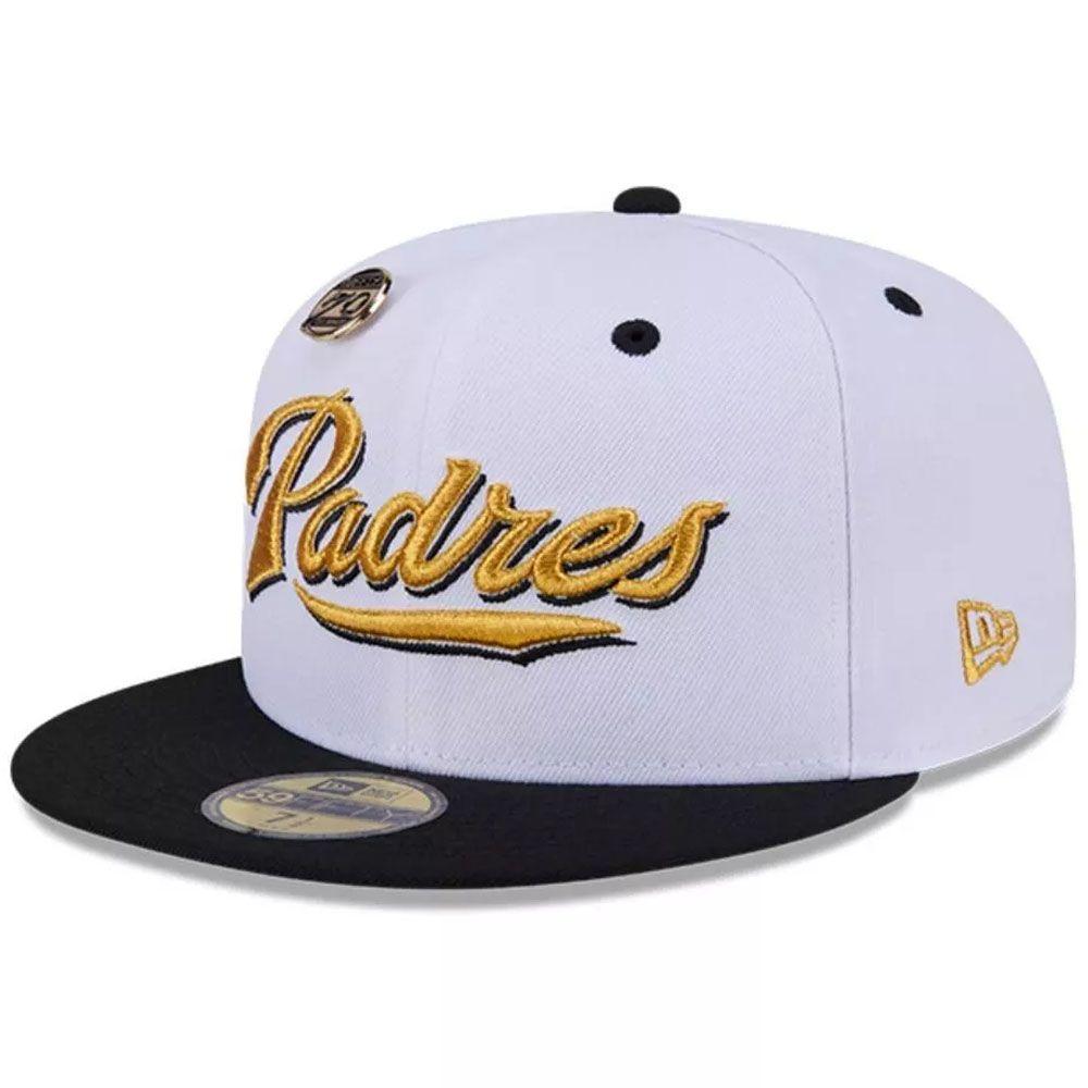 Jockey Gorra New Era 59FIFTY San Diego Padres MLB 59FIFTY Day White – Original-2
