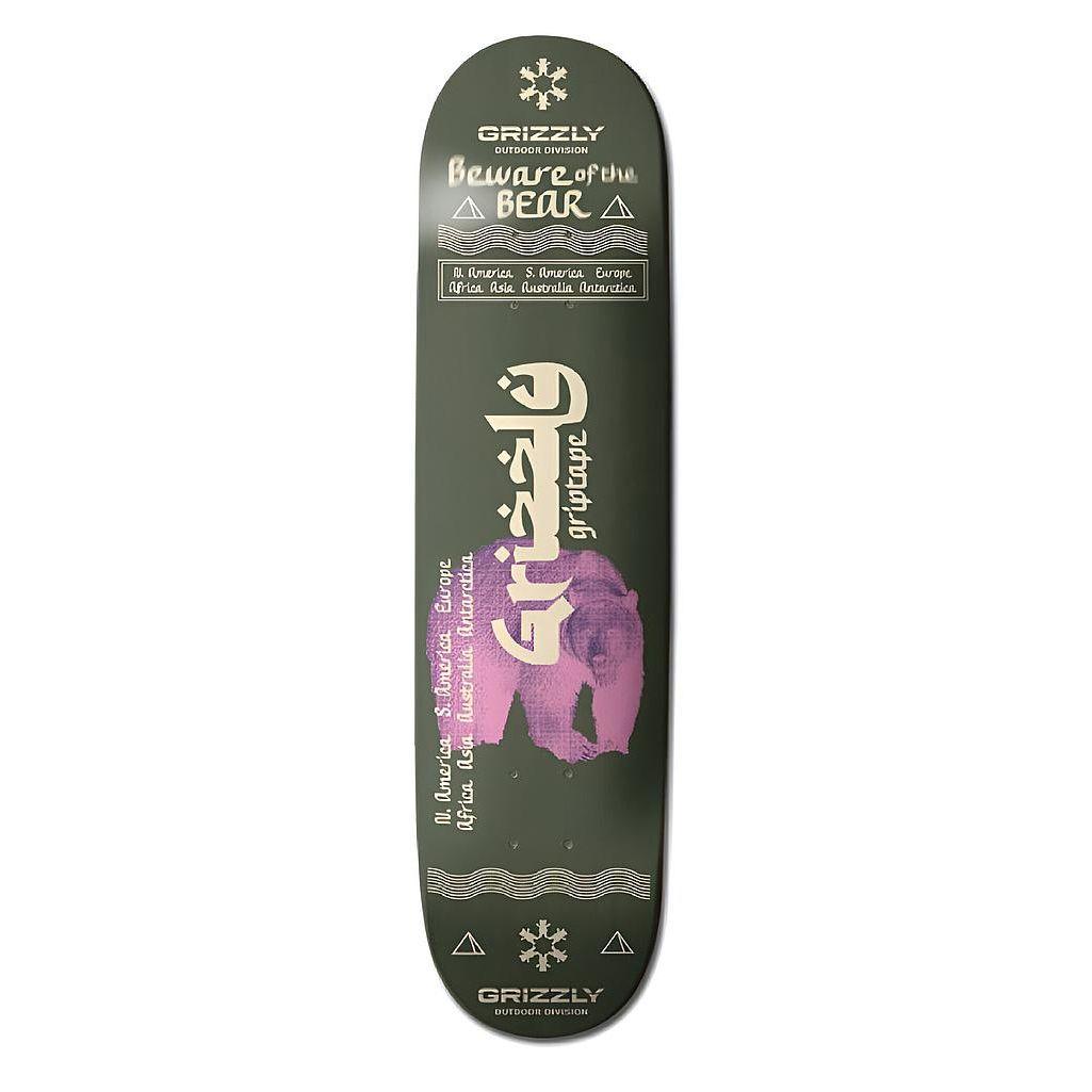 Tabla Skate Deck Grizzly Arabic 8.0'' Grizzly Griptape-2