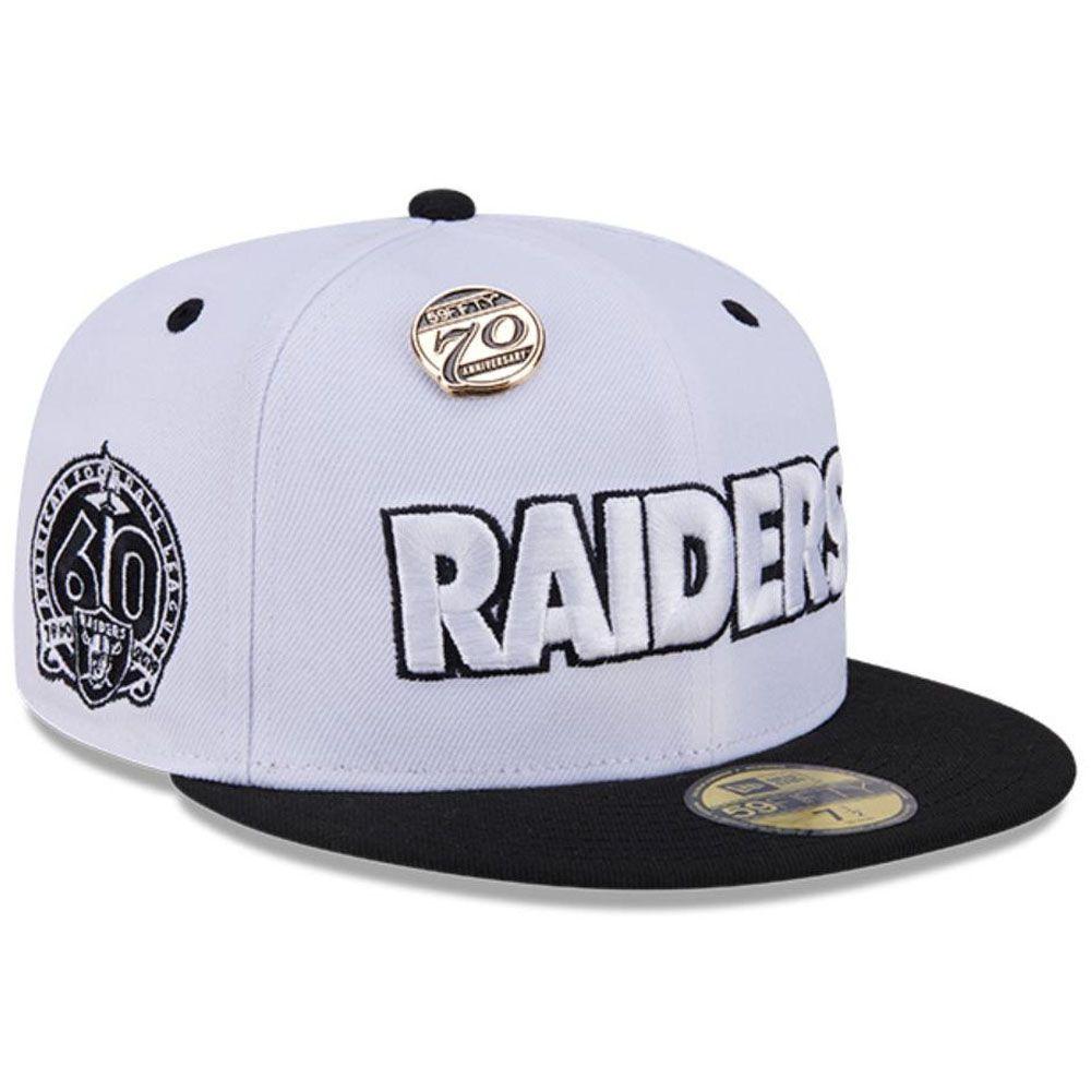Gorra 59fifty Las Vegas Raiders NFL 59Fifty Day Blanco Original-1
