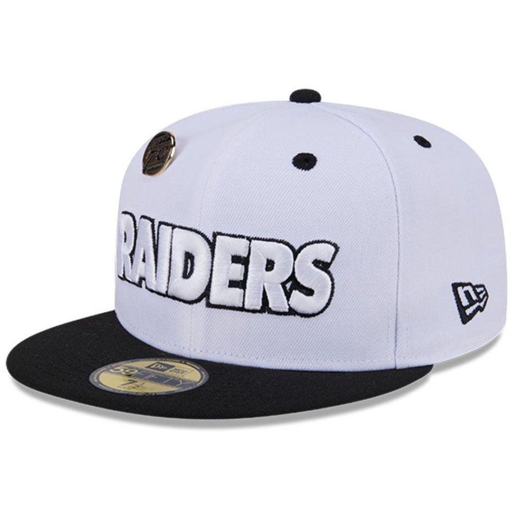 Gorra 59fifty Las Vegas Raiders NFL 59Fifty Day Blanco Original-2
