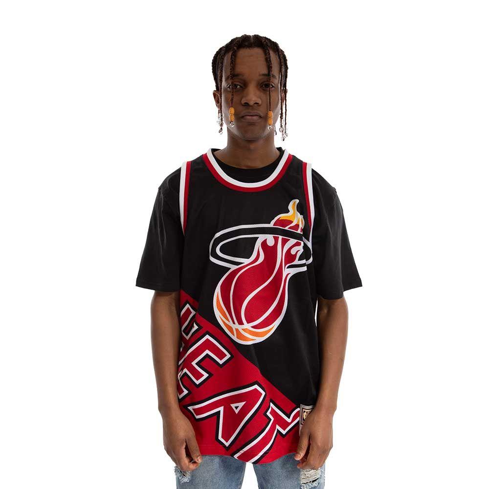 Polera Tank Nba Miami Heat Black Mitchell And Ness-0