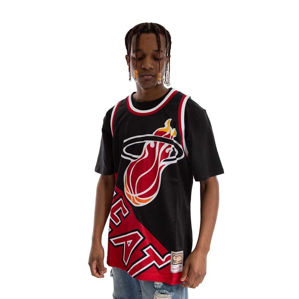 Polera Tank Nba Miami Heat Black Mitchell And Ness-5