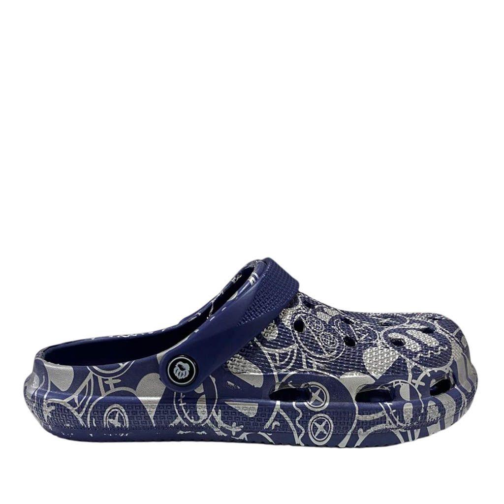 Sandalia Zueco Urban Azul Hombre-0