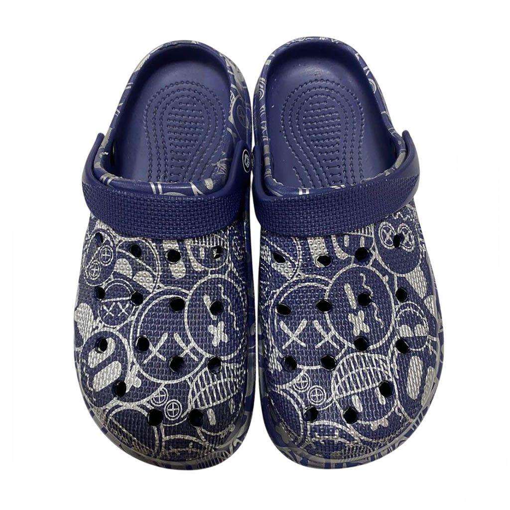 Sandalia Zueco Urban Azul Hombre-1