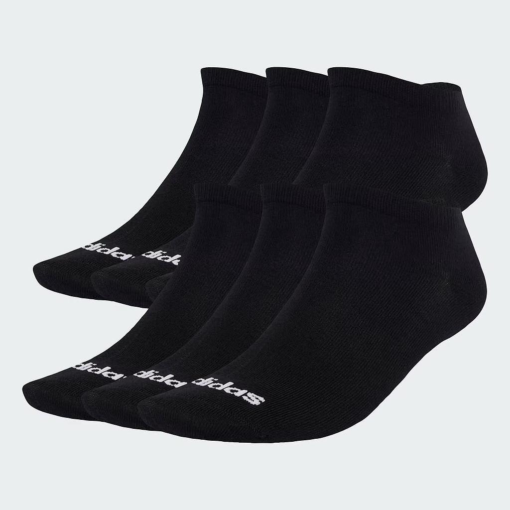 Sixpack Calcetines Adidas Negros Logo Lineal-0