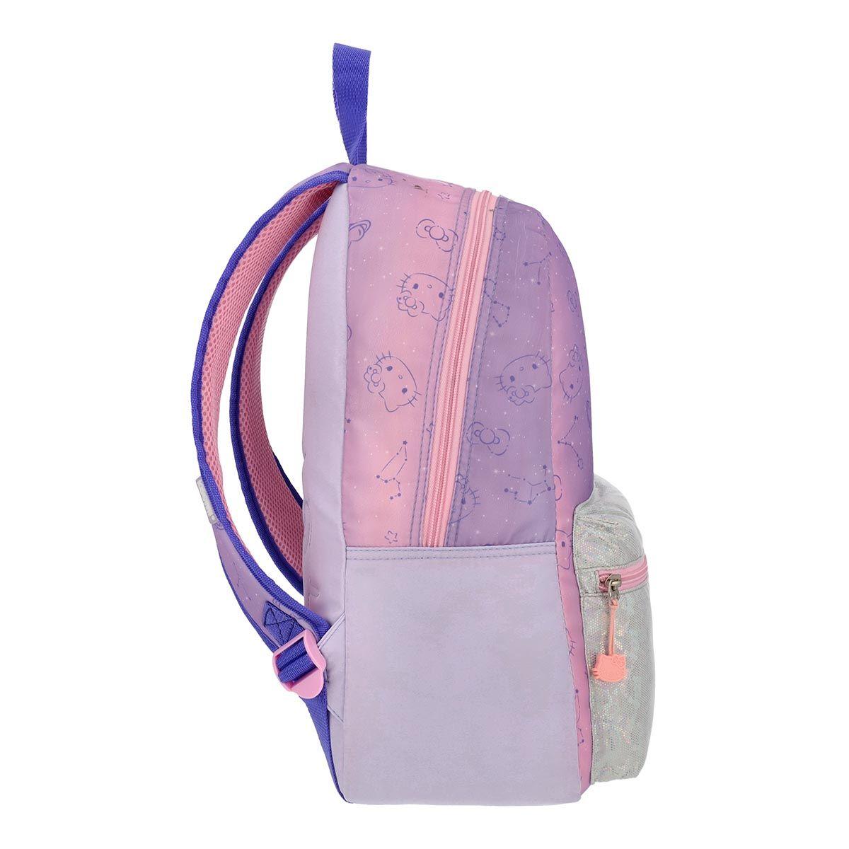 Mochila Hello Kitty Juvenil Morado 17L-2