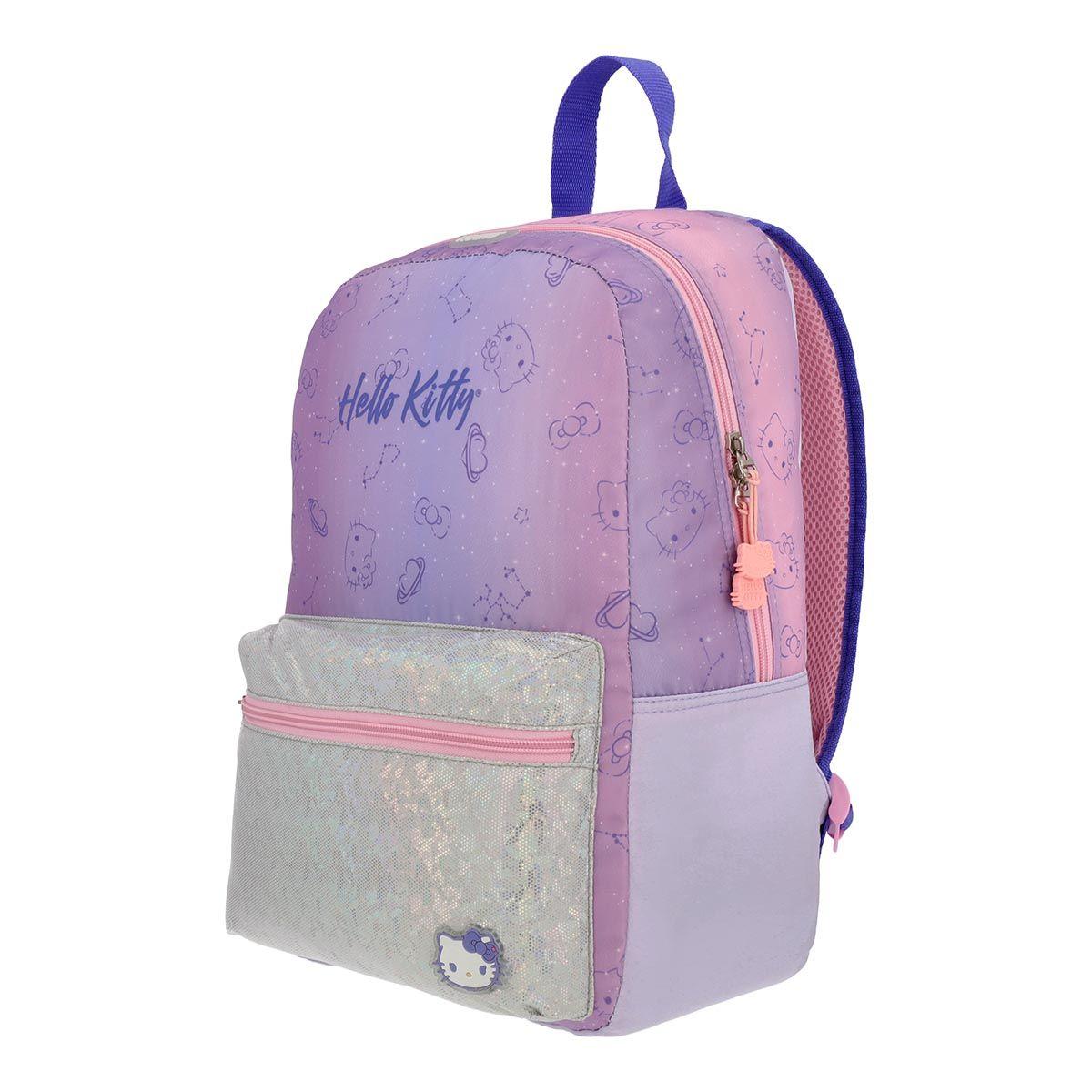 Mochila Hello Kitty Juvenil Morado 17L-7