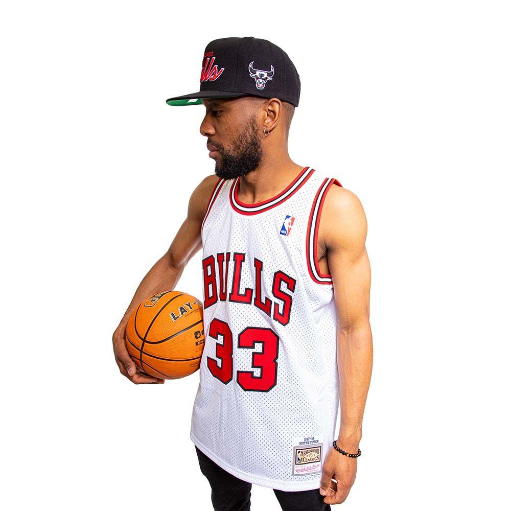 Camiseta authentics NBA bulls 97-98 scottie pippen mitchell and ness-0