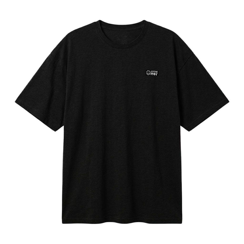 Polera Hombre Oversized Spitfire 1987 Grip State Negro-0
