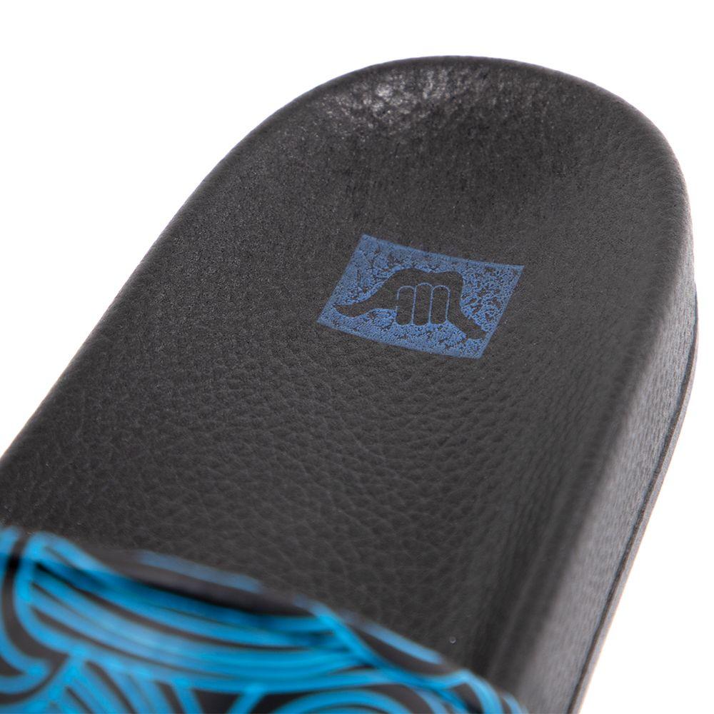 Sandalias Mujer Slip On Azul Negro Hang Loose-4