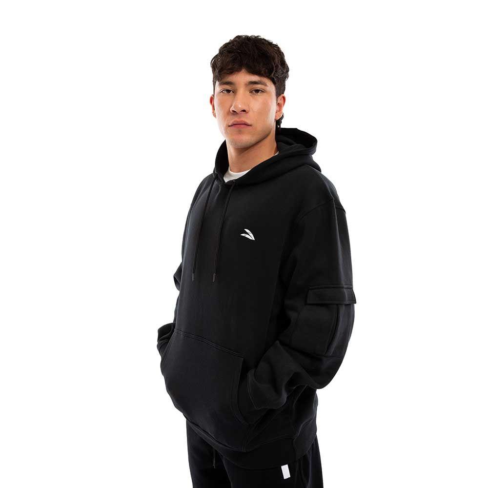 Polerón Cac1ke Hoodie Cargo Negro-3